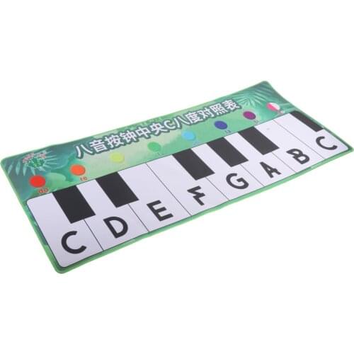 Sponge Hand Bell Mat 8 Tones Pad Kids Musical Early Educational Developmental