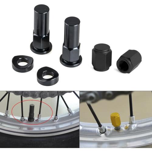 CNC Wheel Tire Valve Stem Caps Rim Lock Nut For Beta 250RR 350RR Yamaha MT09 MT07 FZ07 R1 R6 Honda CBR600 CB500 Z750 Z1000