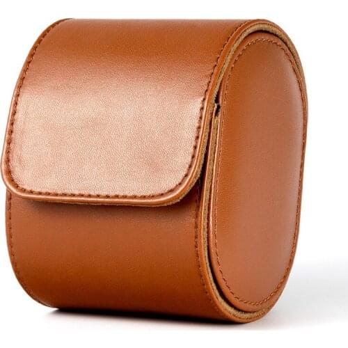 Leather Watch Box Holder Storage Display Box Organizer Luxury Gift Box Retro Travel Watches Case Portable Protect Travel Pouch