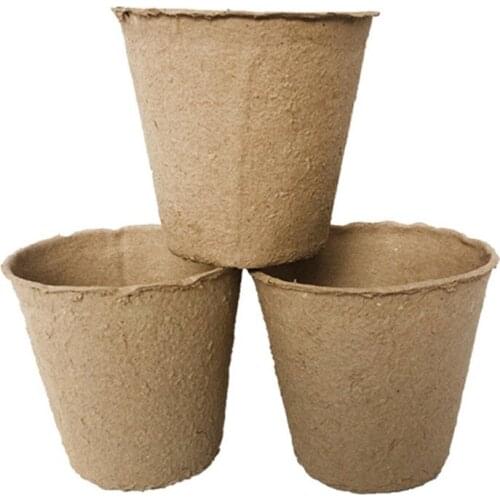 Hot Seed Starter Peat Pots Kit for Garden Seedling Tray 100% Eco-Friendly Organic Germination Seedling Trays Biodegradable 20 Pa