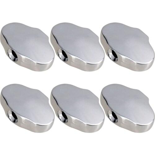 6pcs Zinc Alloy Guitar Tuning Peg Knobs Keys Tuners Machine Heads Knobs with Screw Kit for Acoustic Electric Folk Guitars
