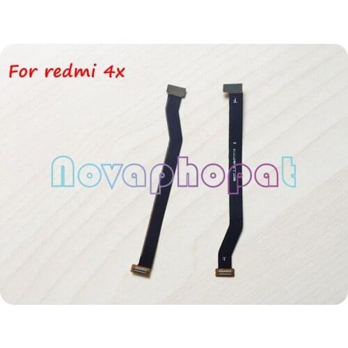Novaphopat For Xiaomi Redmi 4X LCD Conect to Mainboard Flex Cable LCD Motherboard Connector Flex Cable Replacement + tracking