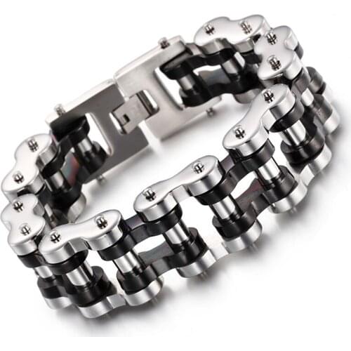 New Foreign trade jewelry fashion stainless steel men 's bracelet explosion section wholesale