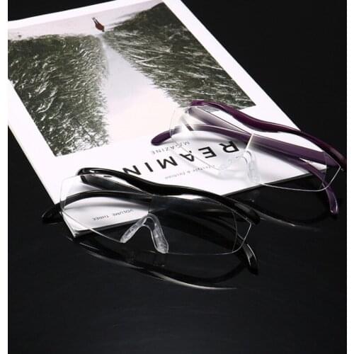 2019 UV400 TV reading glasses men 1.8 times magnifying glass comfortable large frame ultra light reading glasses women blinkers