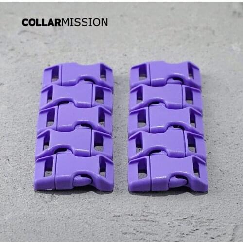Plastic release buckles for outdoor sports bags per collar webbing DIY accessories 15mm heliotrope CK15SJ18