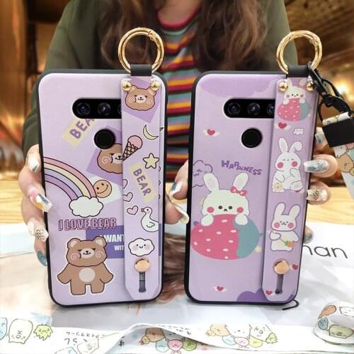 Cute Silicone Phone Case For LG V50/V50 ThinQ For men Fashion Anti-dust Luxury Back Cover Anti-knock