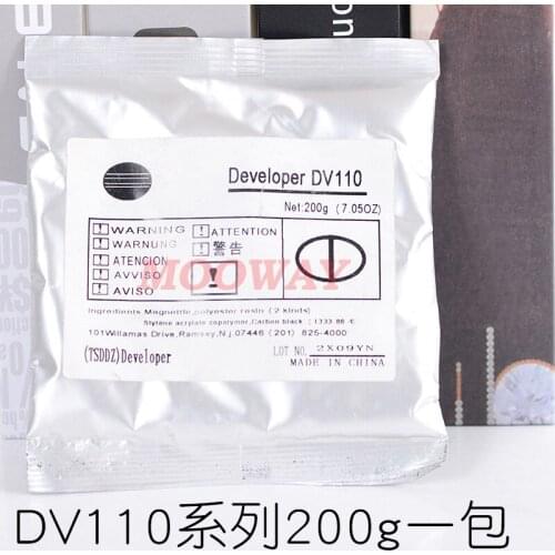 Compatible developer powder for Konica Minolta 152 162 163 183 210 211 7516 7521 7616 7118 1611 DV110 developer powder