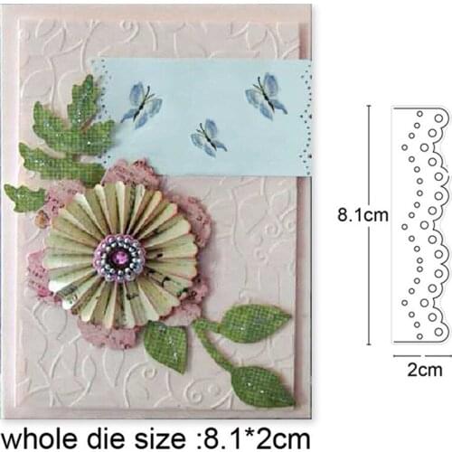 Lace Strip Edge Border Metal Cutting Dies For Diy Craft Dies Scrapbooking Embossing Die Cut Stencils Dies Decoration Card Making