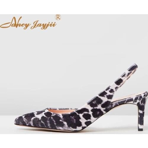 Slingbacks Shoes Nancyjayjii Ladies Woman Pumps Mixed-Colors Pointed Toe Super High Thin heels Party Sweet Fashion Elegant 2019