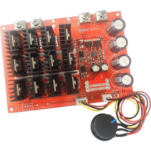 DC 10-50V 60A Motor Speed Control PWM HHO RC Controller 12V 24V 48V 3000W MAX