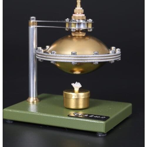 UFO Spin Suspension Hot Air Stirling Engine Motor Steam Heat Electricity Generator Machine Education Model Toy Kits