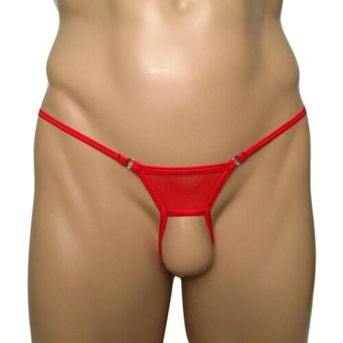 Candy Cherries Underwear Mannen String Tanga Hombre Ficelle Homme Sexy Penis Intimo Uomo Mens Cock Ultra Mini Bikini Open Thong