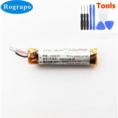 New 3.7V 120mAh AHB75310PA-02 Replacement Battery For Sony WI-SP500 SP500 WI-C300 Accumulator Batterie 2-wire +tools