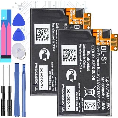 400mAh Watch Battery BL-S1 for LG G Watch W100 W100KT