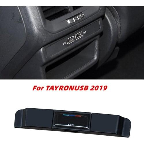 For Volkswagen VW T-cross Teramont Bora TACQUA SAGITAR Passat TAYRON T-ROC Accessories USB Charging Port Cover Dust-proof Frame