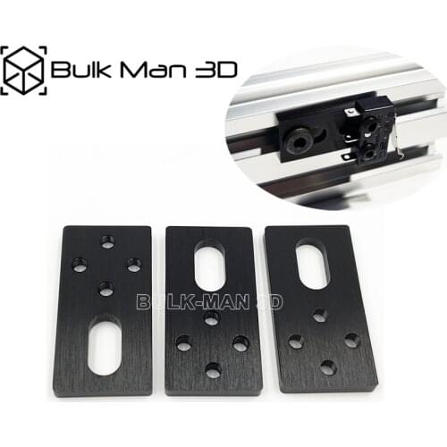 50pcs/Lot Aluminum CNC Plates Micro Limit Switch Plate For 3D Printer Hardware Parts V-slot ,WorkBee OX CNC Kit
