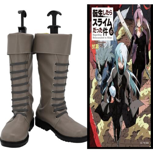 Anime That Time I Got Reincarnated as a Slime Rimuru Tempest boots Cosplay shoes