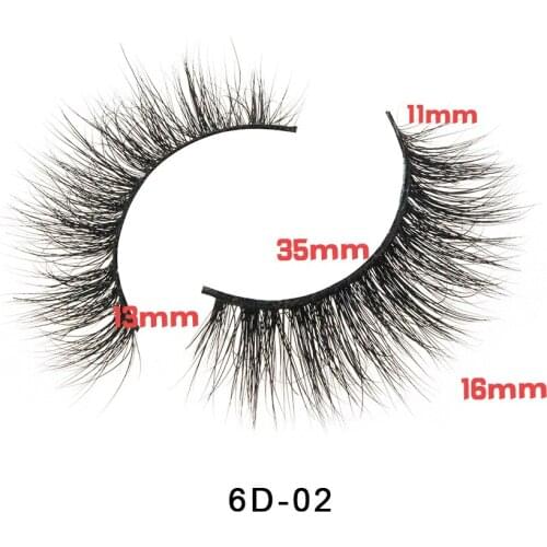 CrownLashes individual mink lashes 3D eyelashes natural long invisible thin band stage lashes curl soft extensions circle rose