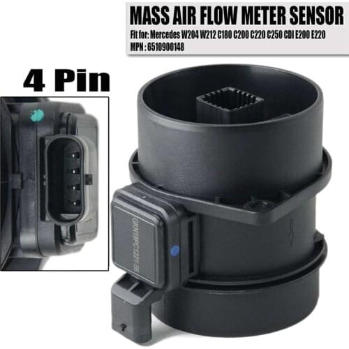 Mass Air Flow Maf Sensor for Mercedes for Benz W204 W212 X204 Sprinter Viano Vito W639 5WK97917 A 651 090 01 48