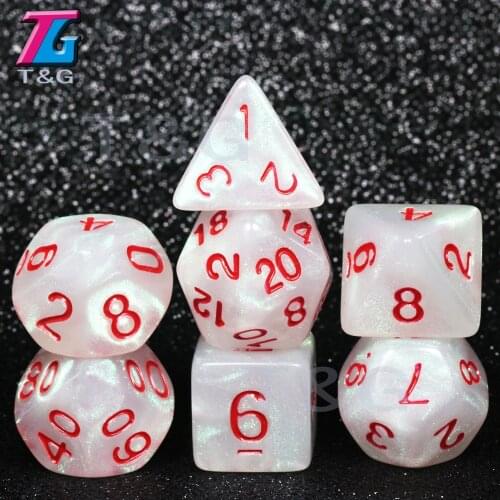 Dice 7 for DnD Game D4 D6 D8 D10 D12 D20 Dice Set Gift Toy DND RPG Dice Christmas Gift