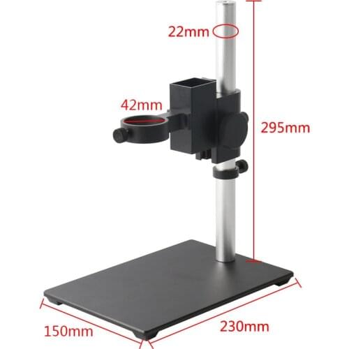 2021 Metal Industrial Digital Camera Stand 40mm/50mm Ring C Mount Lens Focusing Holder For HDMI USB VGA Video Microscope