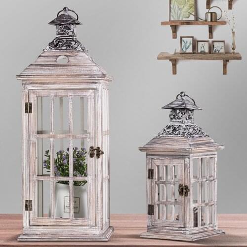 OLOEY Decorative White Candlesticks