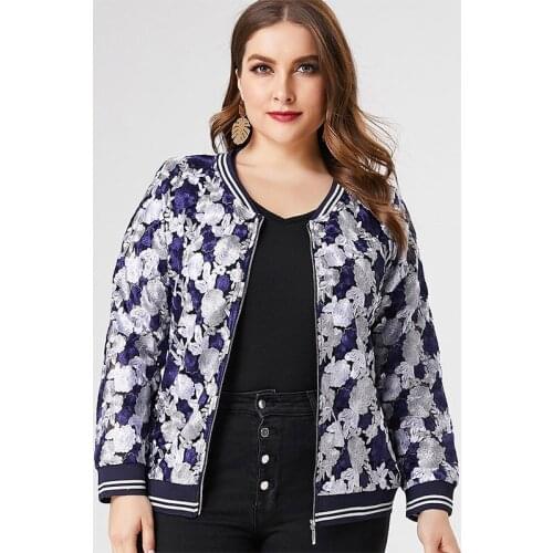 2020 Fall Women Long sleeve Lace jacket fashion ladies Retro elegant mom clothes Plus Size Womens Embroidered Coat