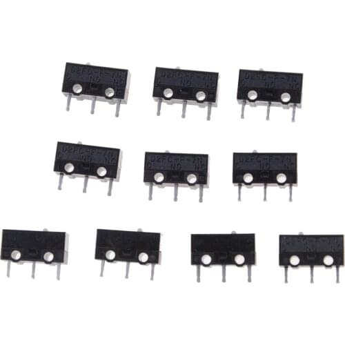 10PCS/LOT Authentic OMRON Mouse Micro Switch D2FC-F-7N Mouse Button Fretting D2FC-E-7N D2FC