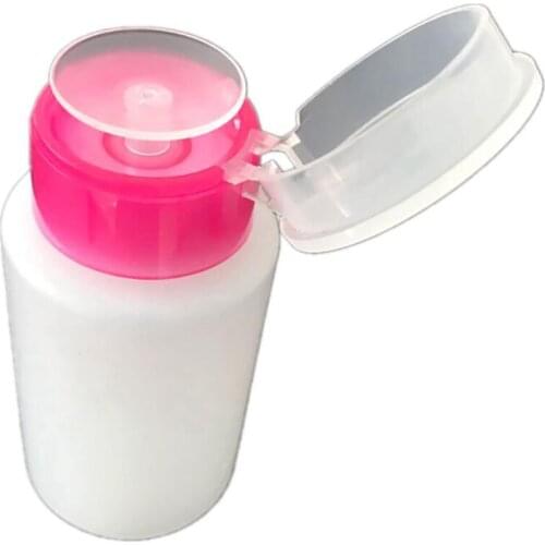 160ML Manicure Press Empty Bottle Nail Art Remover Water Bottles Nail Polish Cleaning Bottle Manicure Care Nails Cleansing Tools