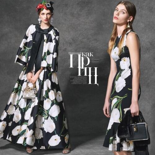 Silk dupion fabric summer custom inkjet dupion satin silk fabric senior dress silk cloth wholesale silk crepe de chine fabric