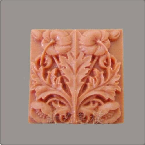 Wild Chrysanthemum Design Silicone Soap Mold Candle Wax Mold Decorating Gypusm Resin Craft Silicone Mold