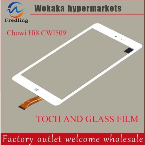 Glass film+Touch Screen Digitizer For Chuwi Hi8 Intel Z3736F Quad Core PC Tablets 8inch Touch panel sensor replacement