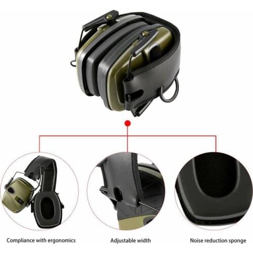Tactical Electronic Shooting Earmuff Outdoor Sports Anti-noise Headset Impact Sound Amplification Hearing Protective Headset