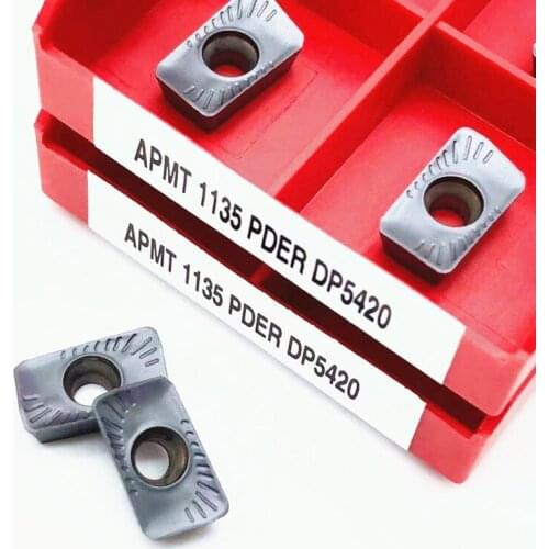 Lathe Tools APMT1135PDER DP5420 Carbide Turning Insert Milling Cutter Machine Tool Accessories Milling Cutter APMT113 CNC