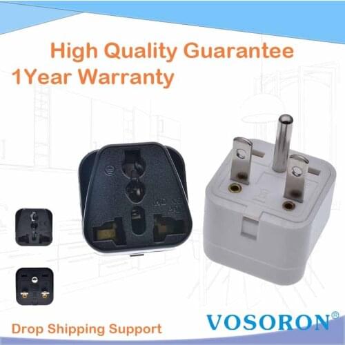 Universal World to North American US NEMA 6-15P Electrical Plug Adapter convert UK/EU/US/AU/China/Japan.... WT