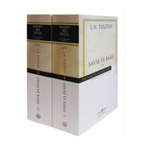 War and Peace (2 Volume Set) Lev Nikolaevich Tolstoy Turkish Business Bank Culture Publications 9786053329008
