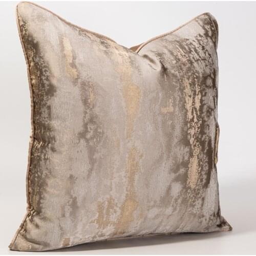 High Precision Throw Pillow Cover Modern Abstract Embroidery Geometric Jacquard Cushion Case Hotel Office Chair Sofa Pillowcase