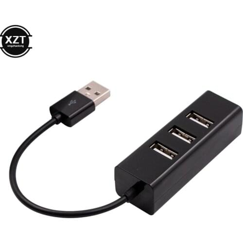 Mini USB 2.0 Hi-Speed 4 Port USB Hub Splitter Hub Adapter For PC Computer For Portable Hard Drives For Windows Vista new