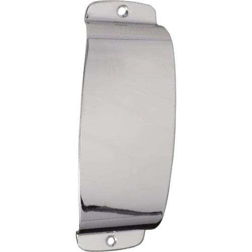 Tooyful Steel Guitar Pickup Cover Protector for Jazz Bass Electric Bass Guitar Part Replacement Silver
