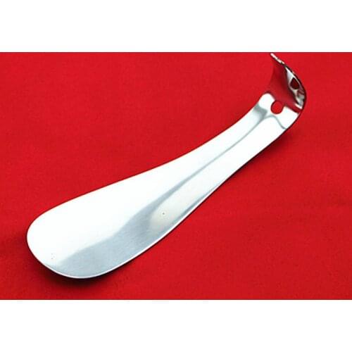 1 Pcs Professional Shoehorn 15cm Stainless Steel Metal Shoe Horn Spoon Durable Handle Shoehorn Shoes Lifter Tool DropShip