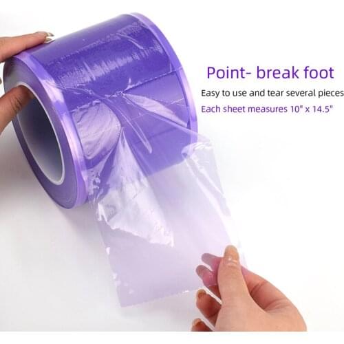 1200Pcs Purple Tattoo Machine Wrap Disposable Clip Cord Sleeves Bags Covers Film New