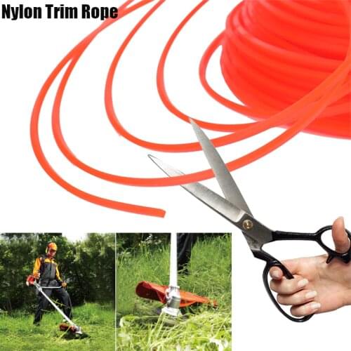 2.0-3.0mm x100m Grass Trimmer Line Professional Nylon Trimmer Rope Brush Cutter Strimmer Line Mowing Wire Lawn Mower Accessory
