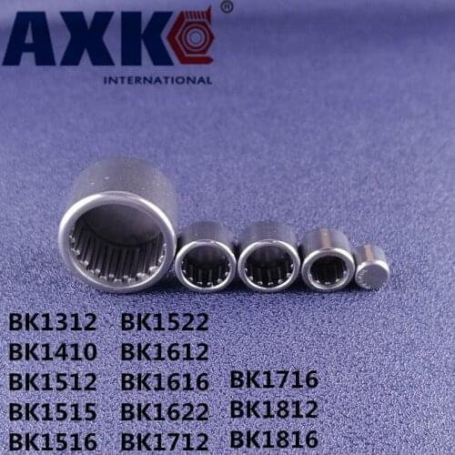 5Pcs Drawn cup caged Needle roller bearings with closed end BK1312 BK1410 BK1512 BK1515 BK1516 BK1522 BK1612 BK1616 BK1622