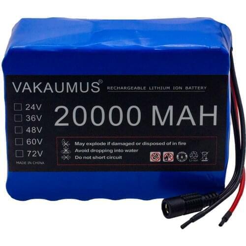 7S6P 24V 20AH Lithium Battery Electric Bicycle Scooter Wheelchair Stroller 29.4V 18650 Lithium Ion Battery Pack 2A Charger