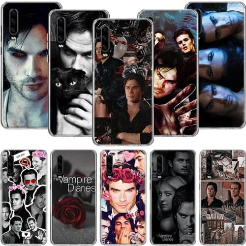 The Vampire Diaries Salvatore Phone Case For Huawei P30 P40 P20 P10 Mate 20 10 30 Lite Pro P Smart Z Plus Printing Cover Coque S