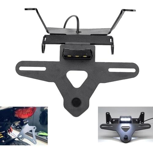 License Plate Holder for Honda CB650R CBR650R ABS 2019 2020 License Plate Bracket with LED Light CB CBR 650R