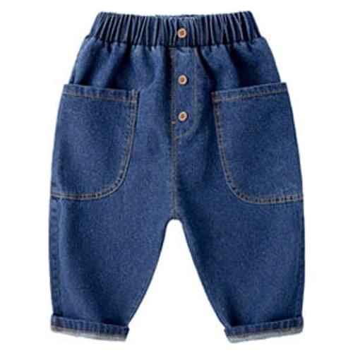 Baby Boy Jeans Autumn Spring Infant Toddlers Kids Clothes Childrens Trousers for Girl Denim Pants
