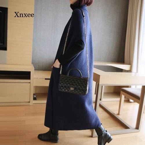 Long Vest Cardigan Autumn Knitting Sweater Women Women Tank Sleeve Knitted Sweater Korean Fashion Clothing Sweaters Ladies Tops