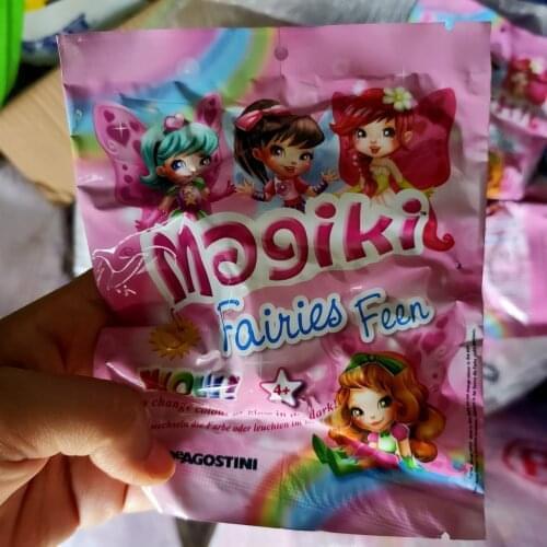 50bag 3.5inch Gift bag Cartoon Magiki mermaid sally vivien katie Action Figures Dolls kids PVC collection model toy