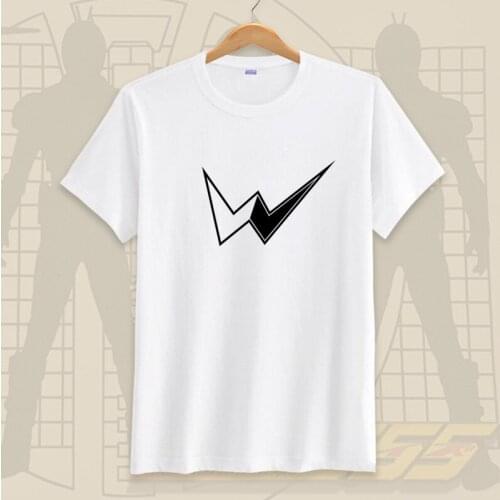 Japanese Anime Masked Rider Cosplay T Shirt Kamen Rider Printed Fashion Summer T-Shirt Graphic Top Tee Streetwear Costume